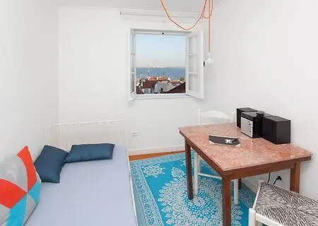 Alfama Tejo River And Sight